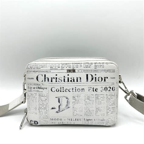 Dior x Daniel Arsham Double Zip Adjustable Crossbody